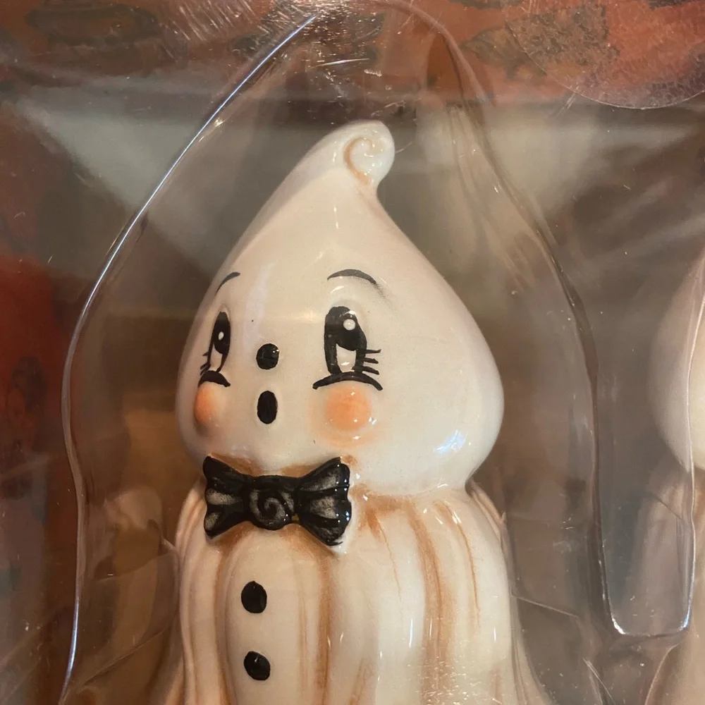 Johanna Parker Halloween Ghost salt pepper shakers new 2026 - Picture 3 of 4